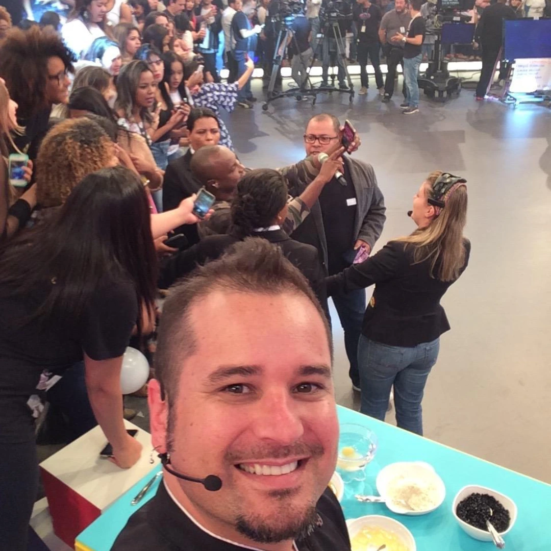 Chef Fabio Mattos em evento